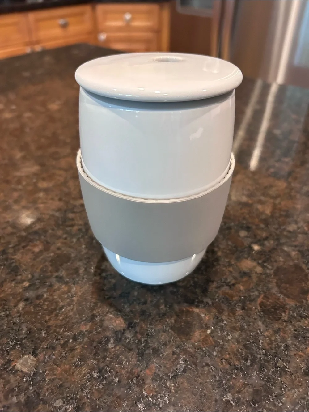 Pampered Chef Microwave Ceramic Egg Cooker EUC